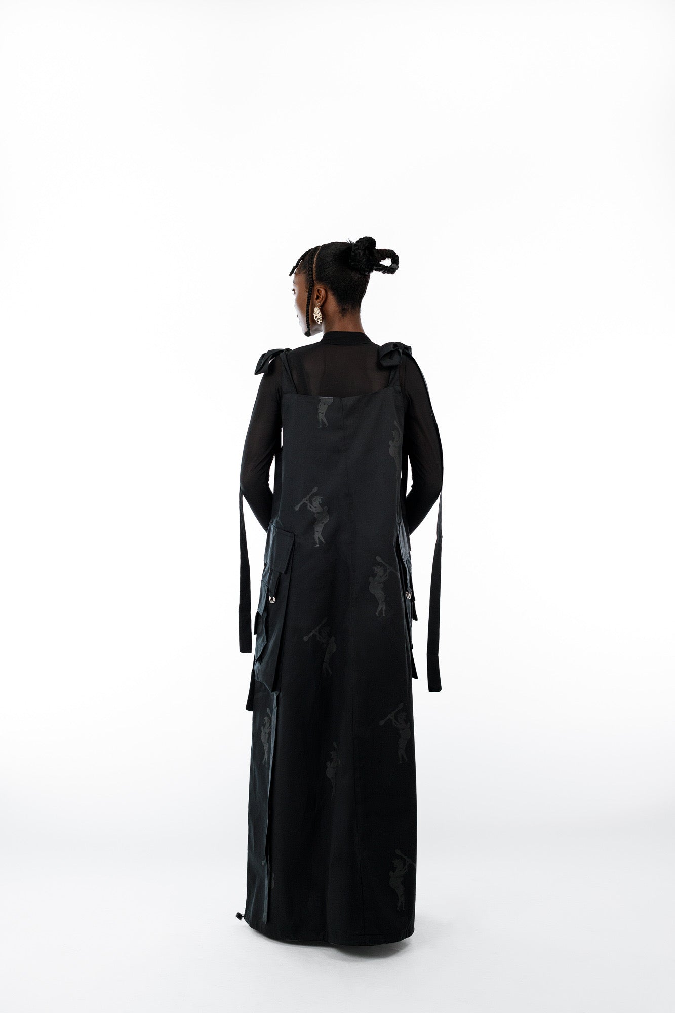 Amani Combat Dress in Black