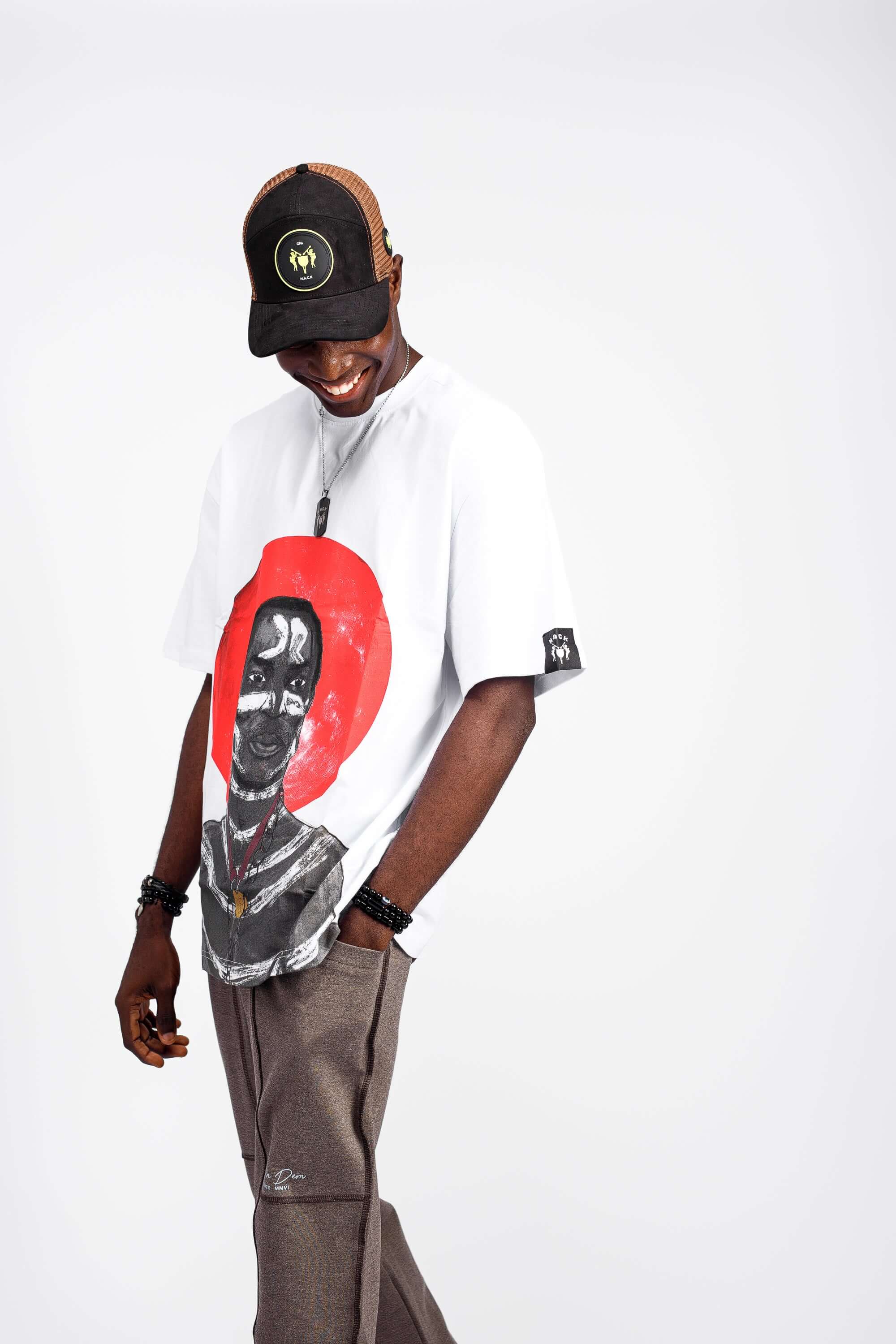 Fela Tee in White - Shirts & Tops