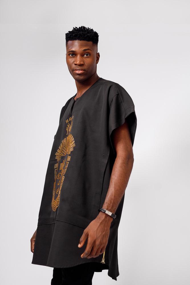 Festac Native in Black - Shirts & Tops