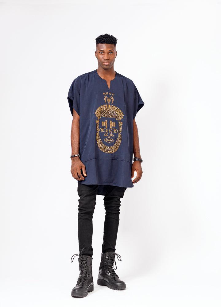 Festac Native in Blue - Shirts & Tops