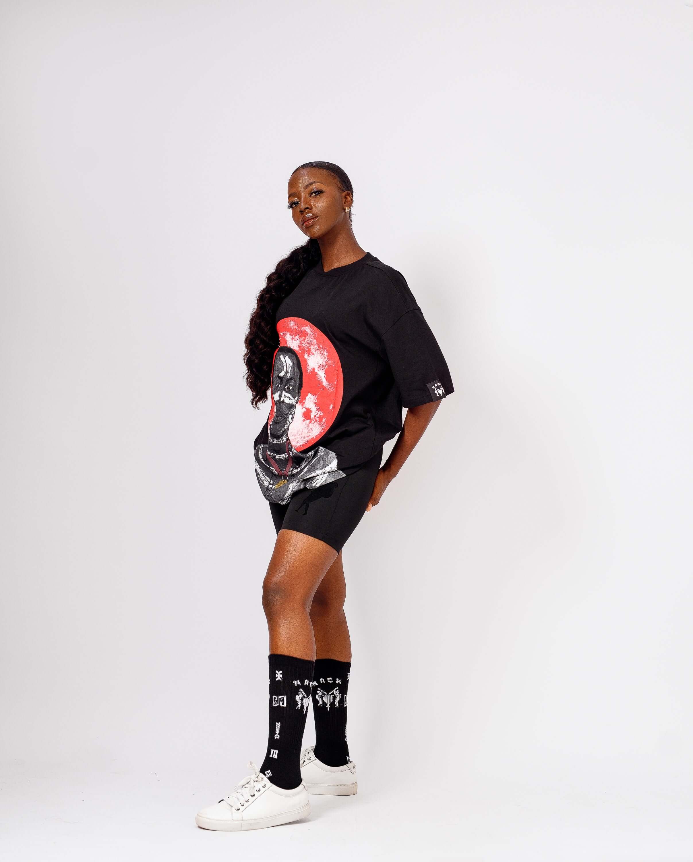 Fela Tee in Black - Shirts & Tops