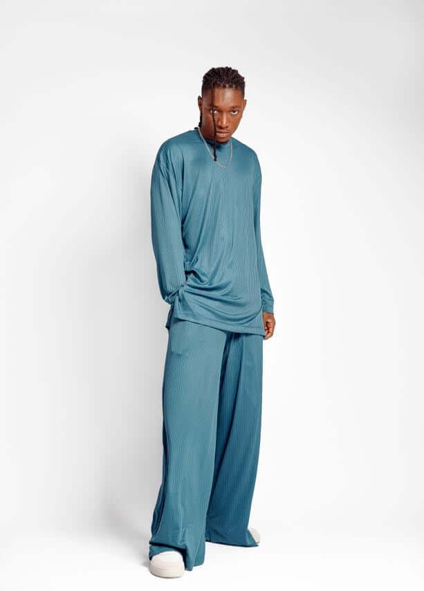 Zen 2pcs in Blue - Clothing