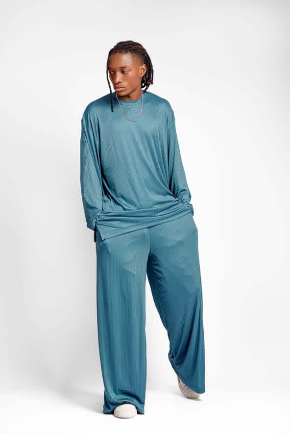 Zen 2pcs in Blue - Clothing