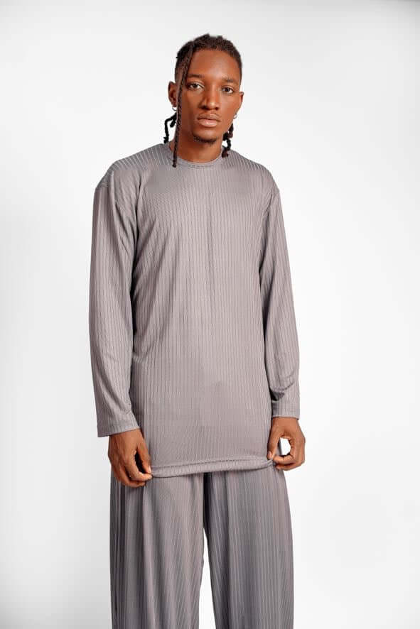 Zen 2pcs in Grey - Clothing