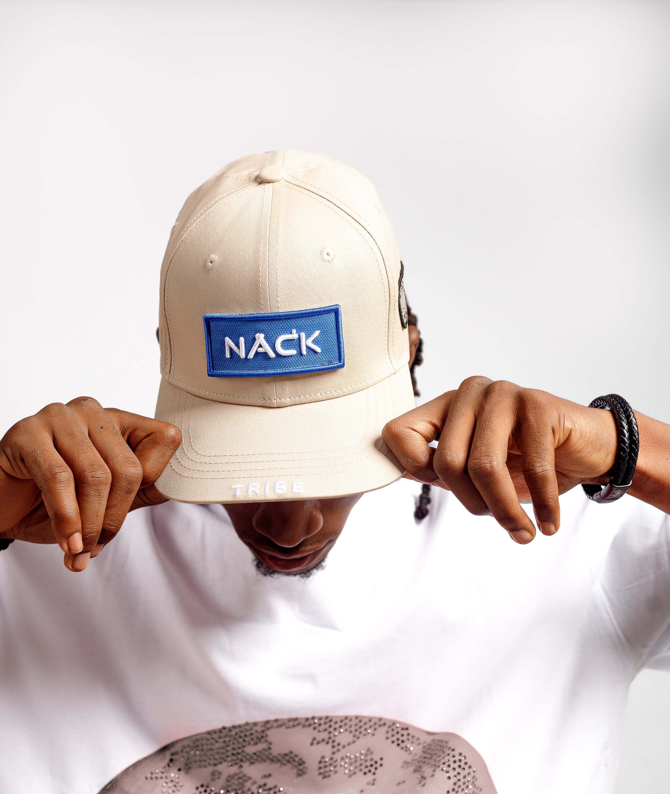 NACK Patch Cap in Light Brown - Hats