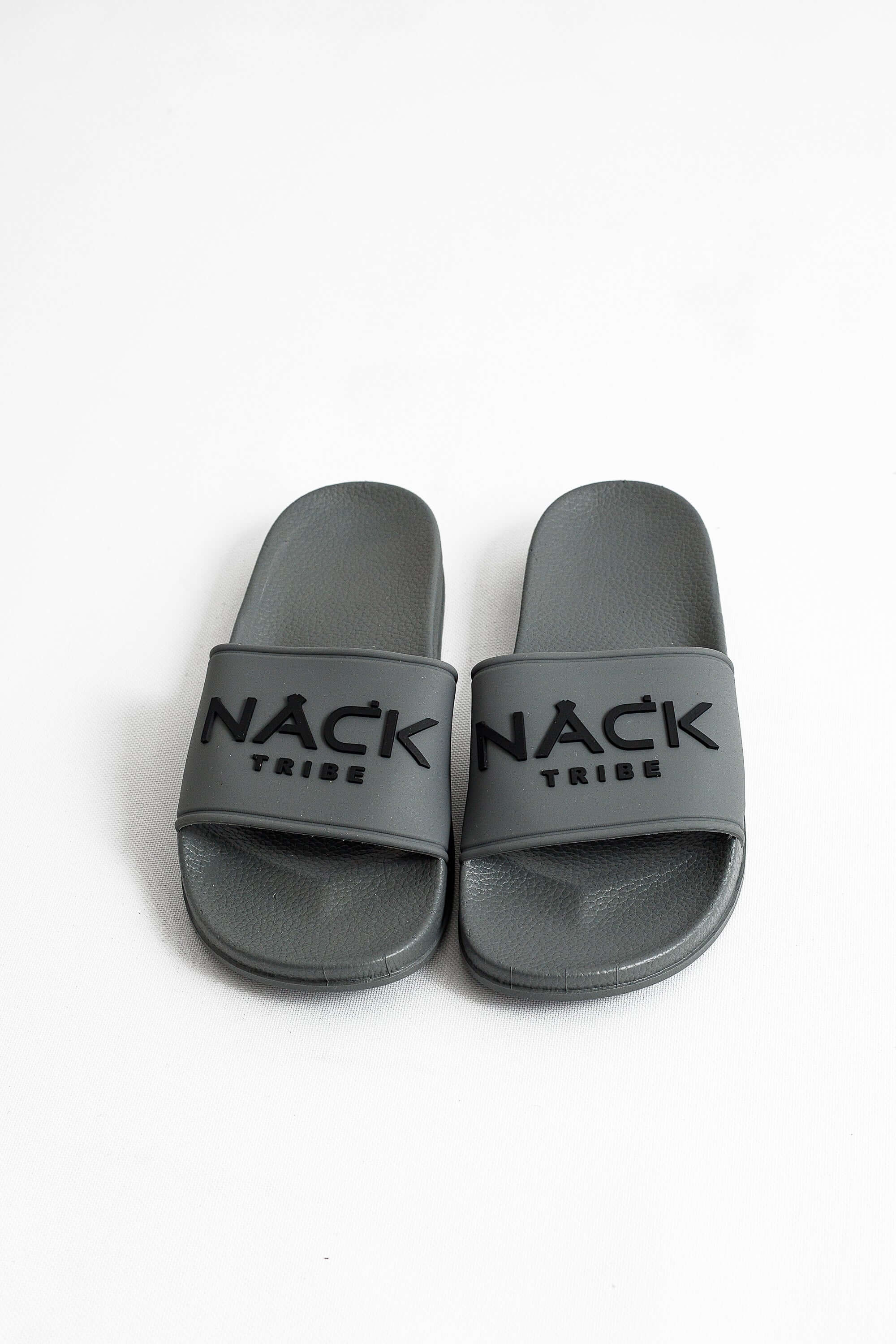 NACK Tribe Slides in Grey - Slides