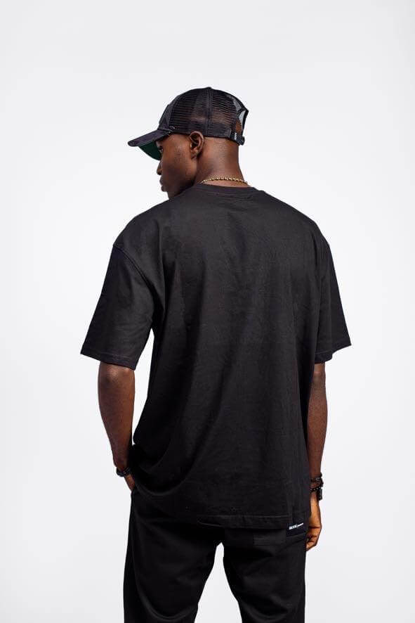 Afropolitan Movement Tee in Black -