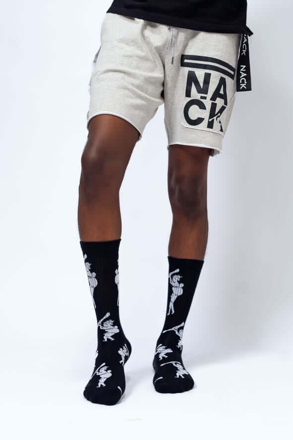 HF NACK Logo Socks in Black -