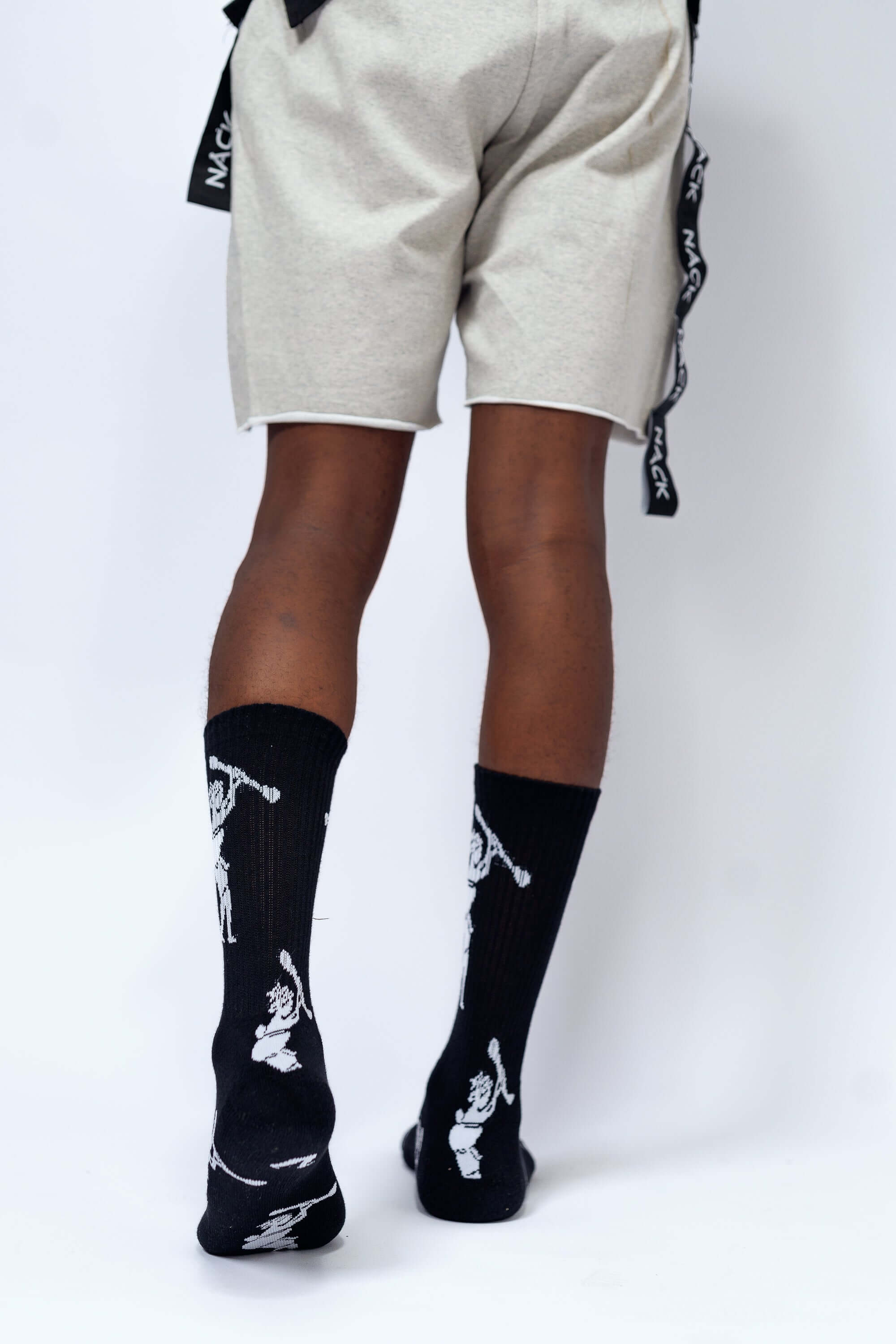 HF NACK Logo Socks in Black -