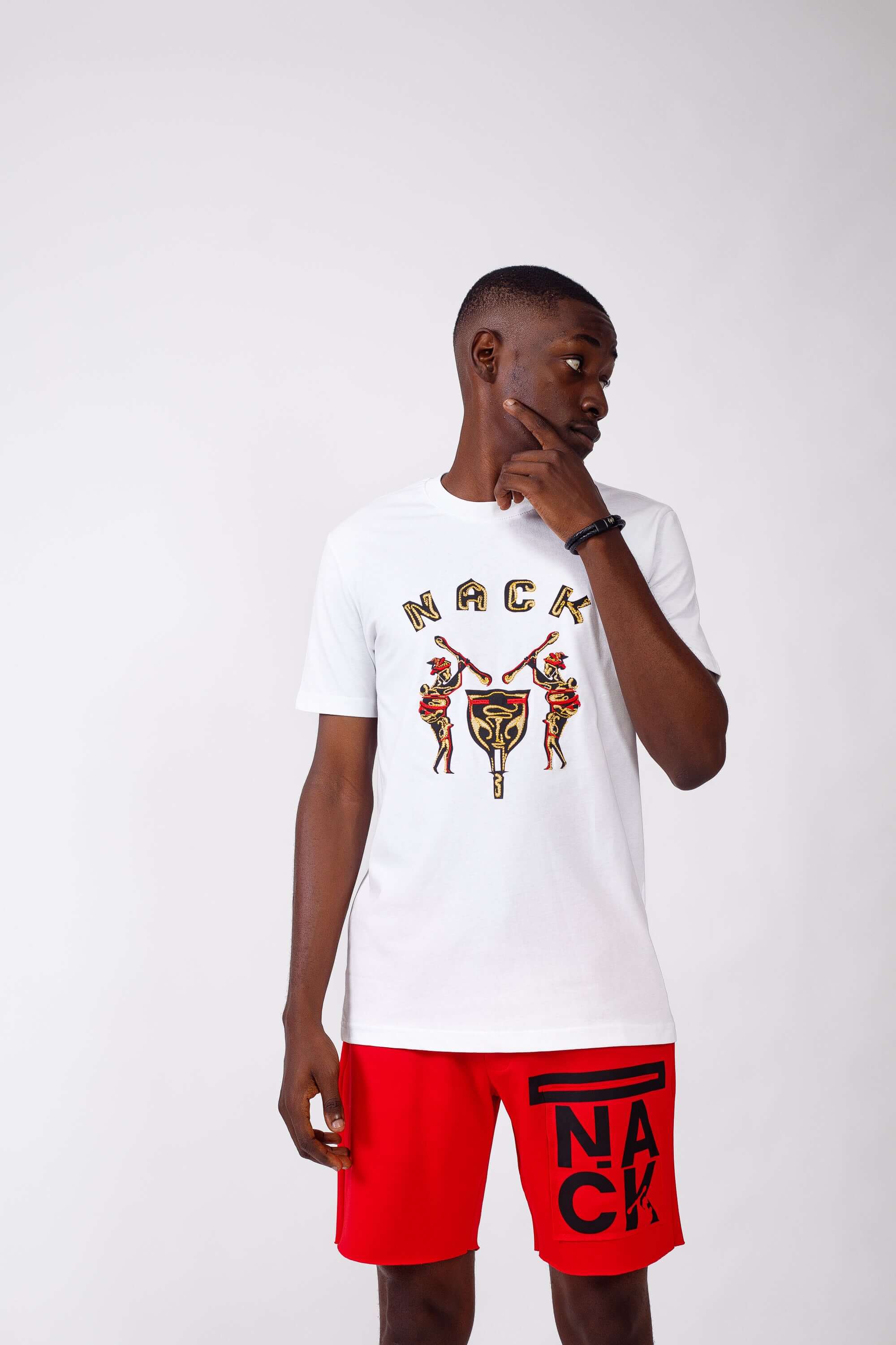 NACK Classic Tee in White - Shirts & Tops