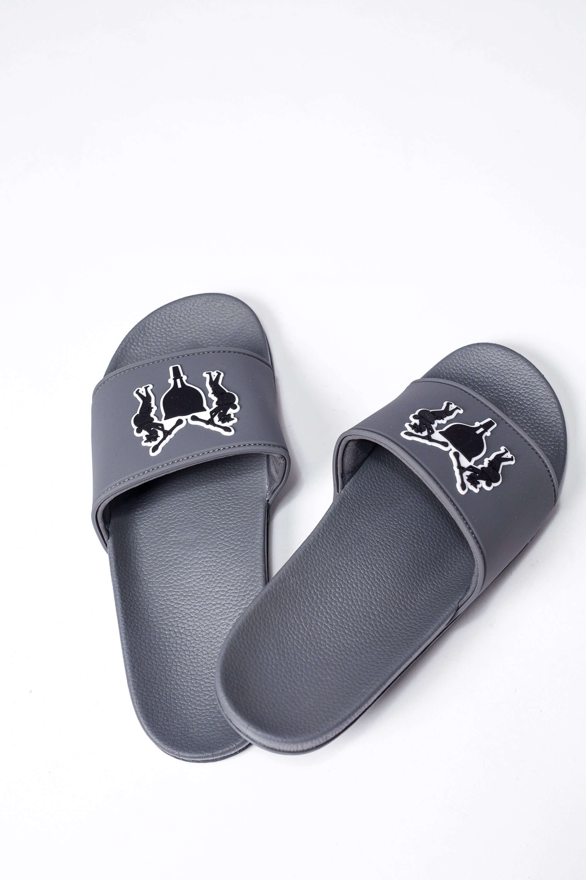 3D Slides In Grey - Slides