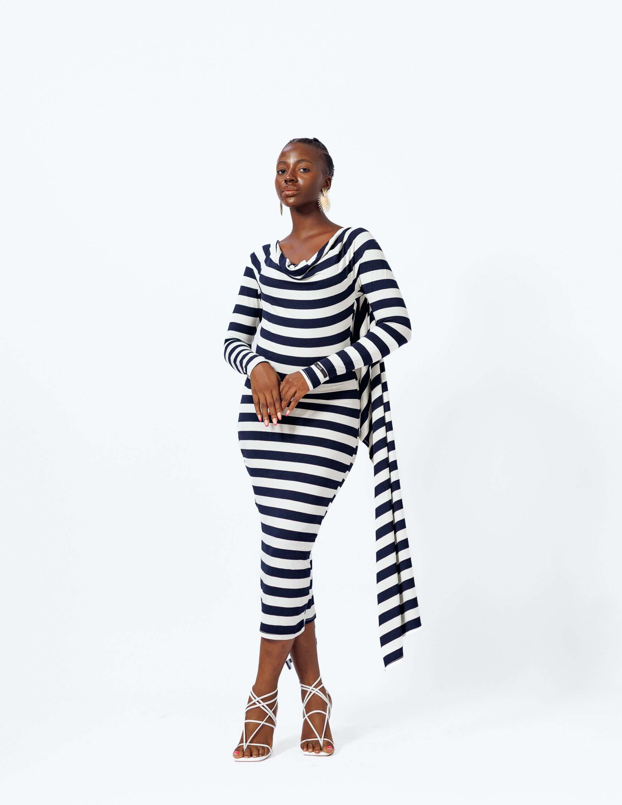 Biba Stripe Dress - Dresses