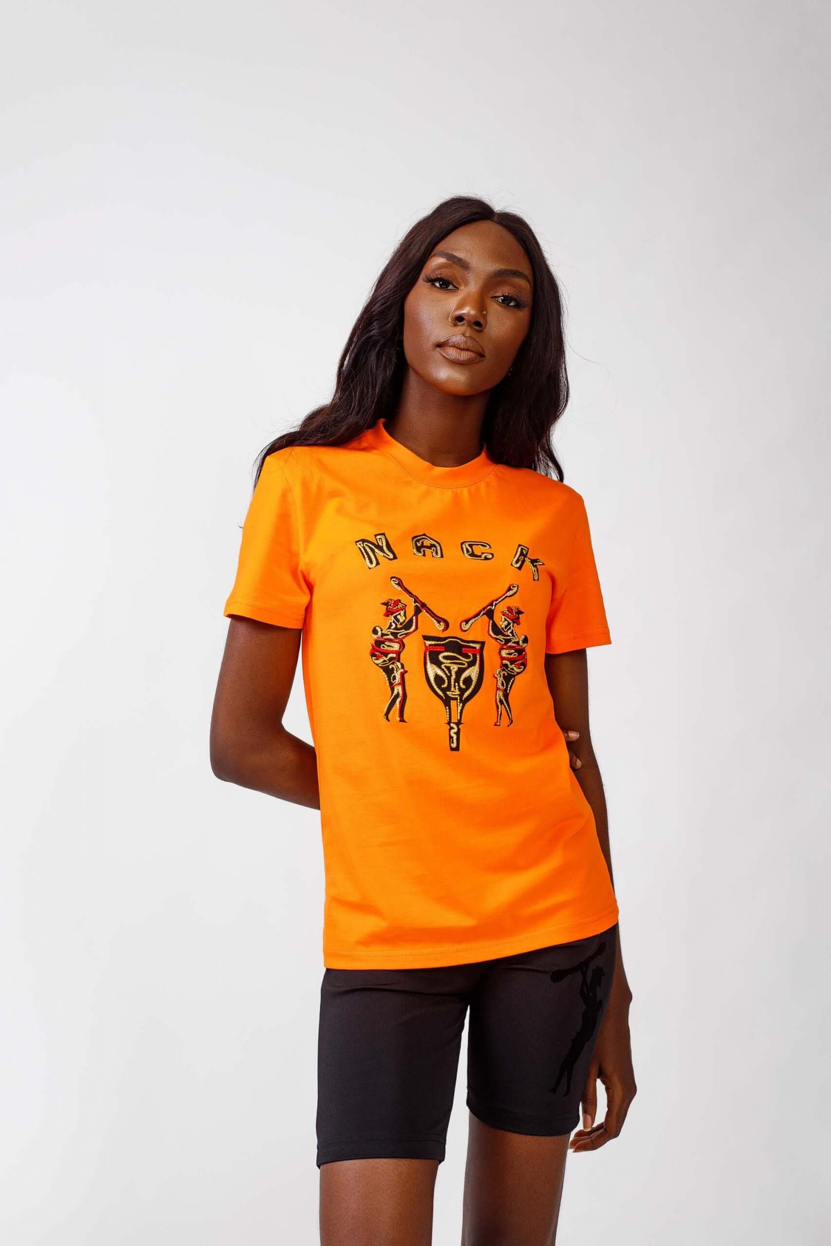 Classic Tee in Orange - Shirts & Tops