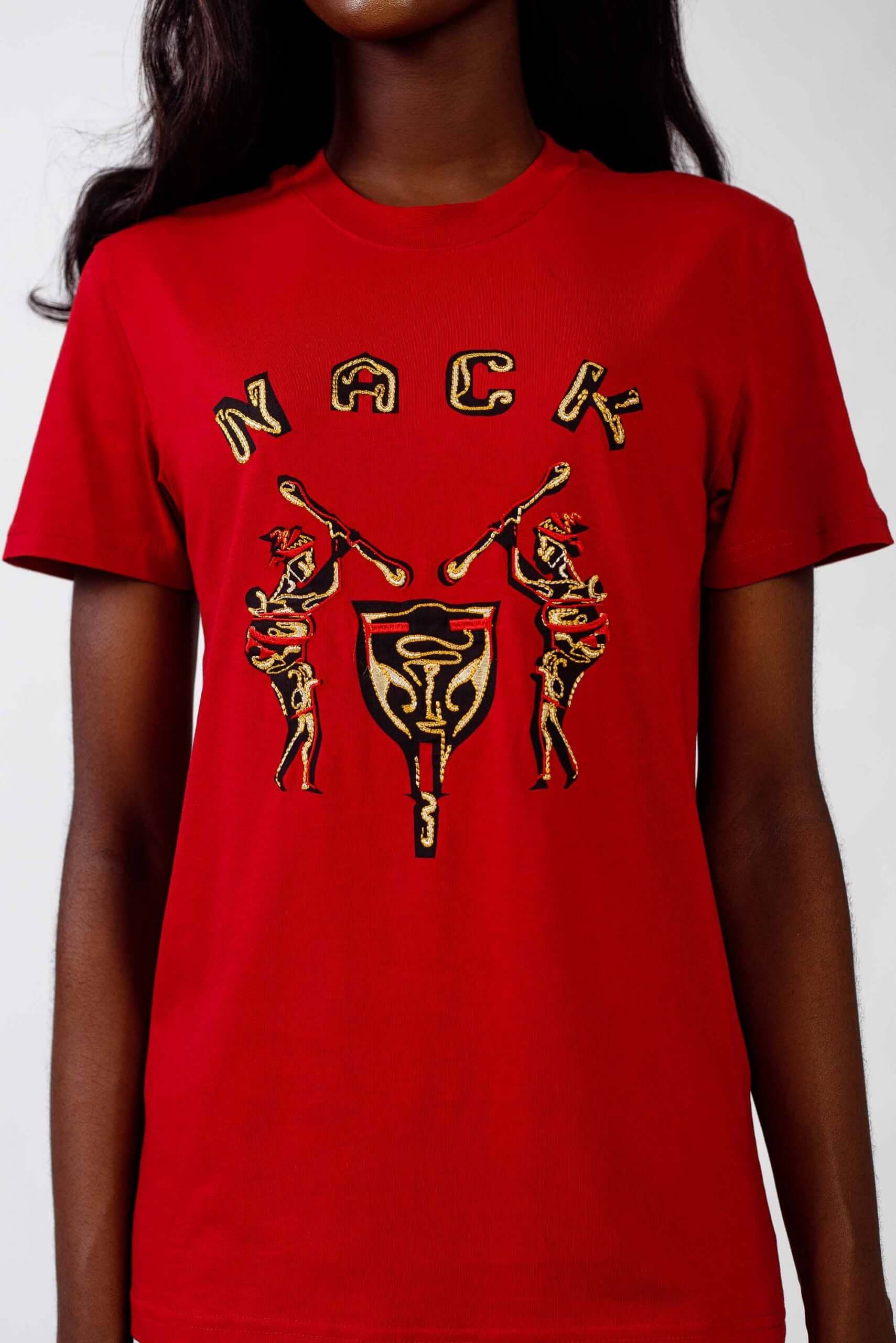 NACK Classic Tee in Wine - Shirts & Tops