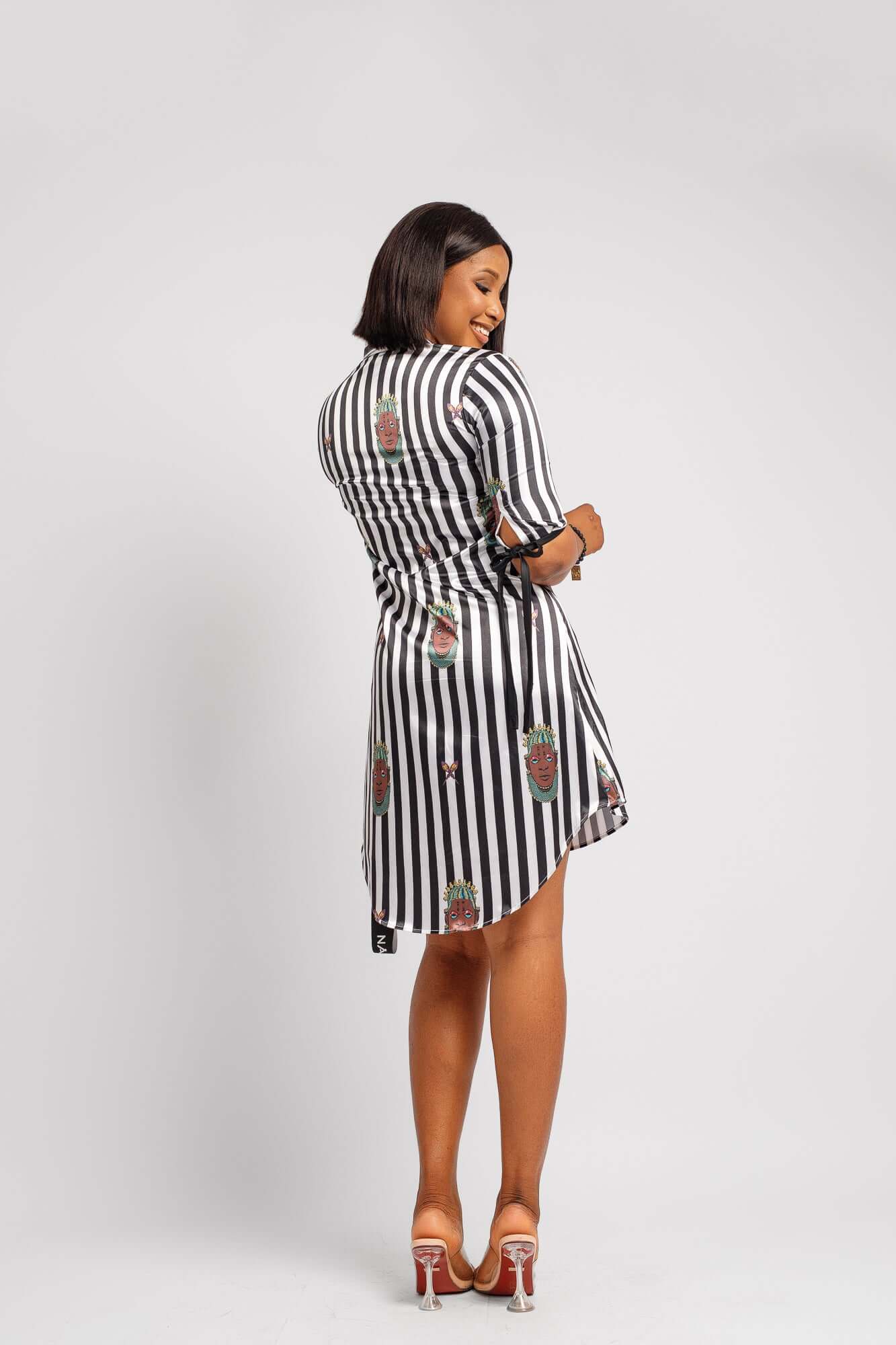 Idia Stripe Dress - Dresses