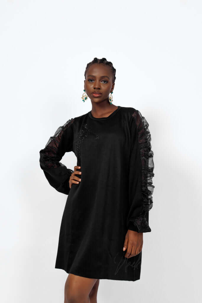 Oganza Dress in Black - Dresses